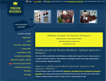Tablet Screenshot of pension-mohelnice.cz